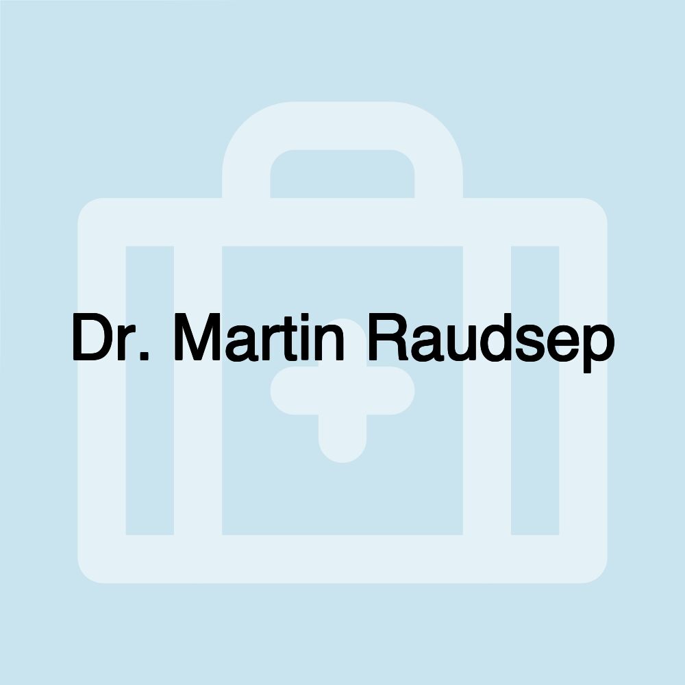 Dr. Martin Raudsep