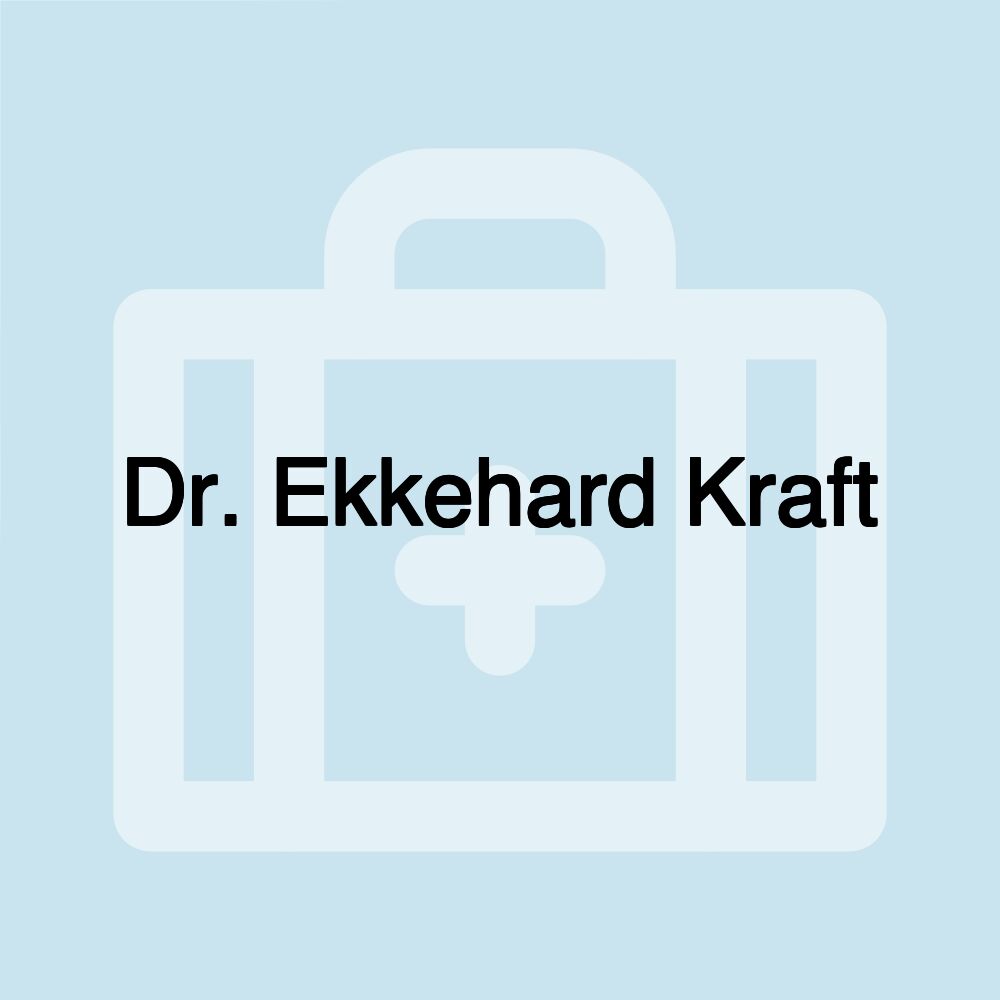 Dr. Ekkehard Kraft