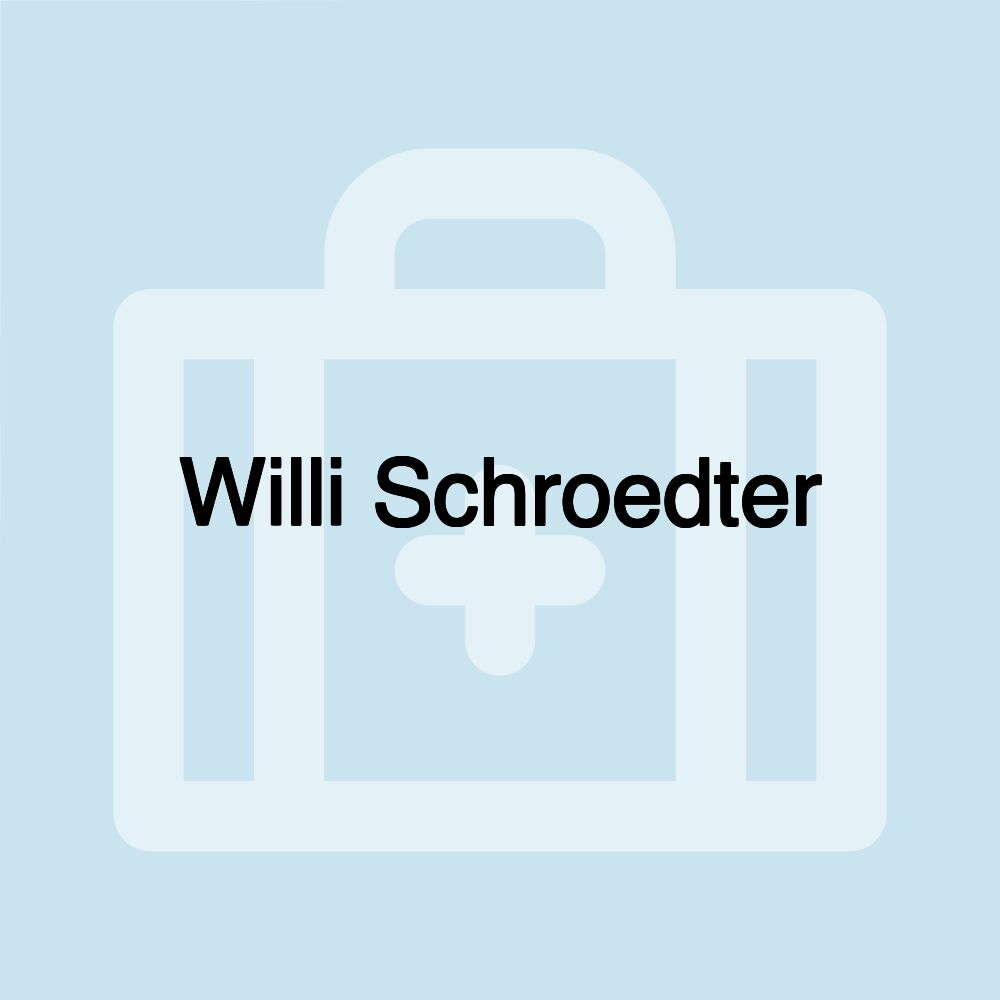 Willi Schroedter