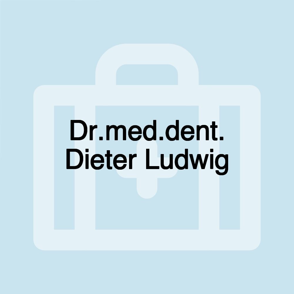 Dr.med.dent. Dieter Ludwig