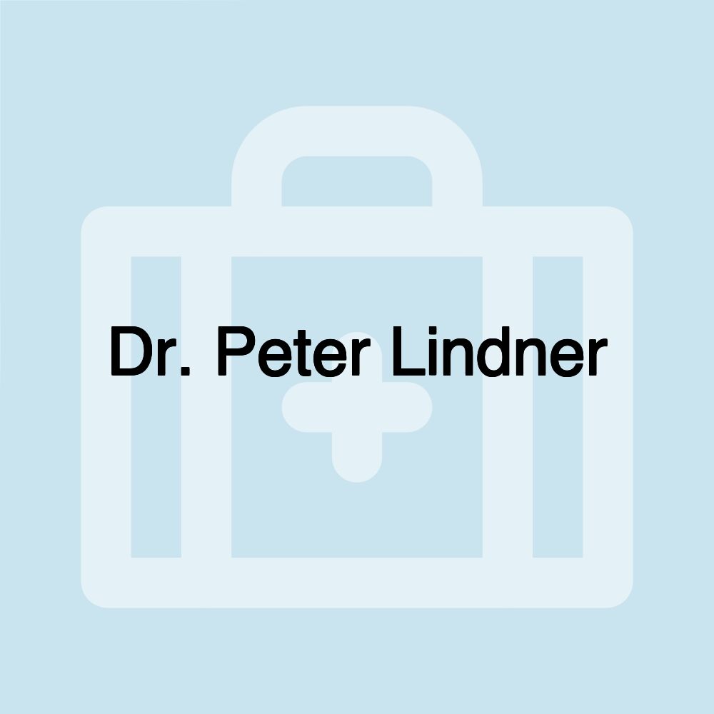 Dr. Peter Lindner