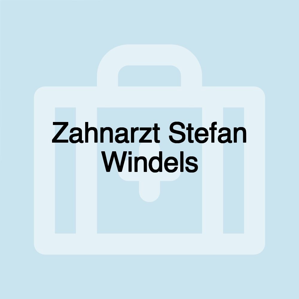 Zahnarzt Stefan Windels