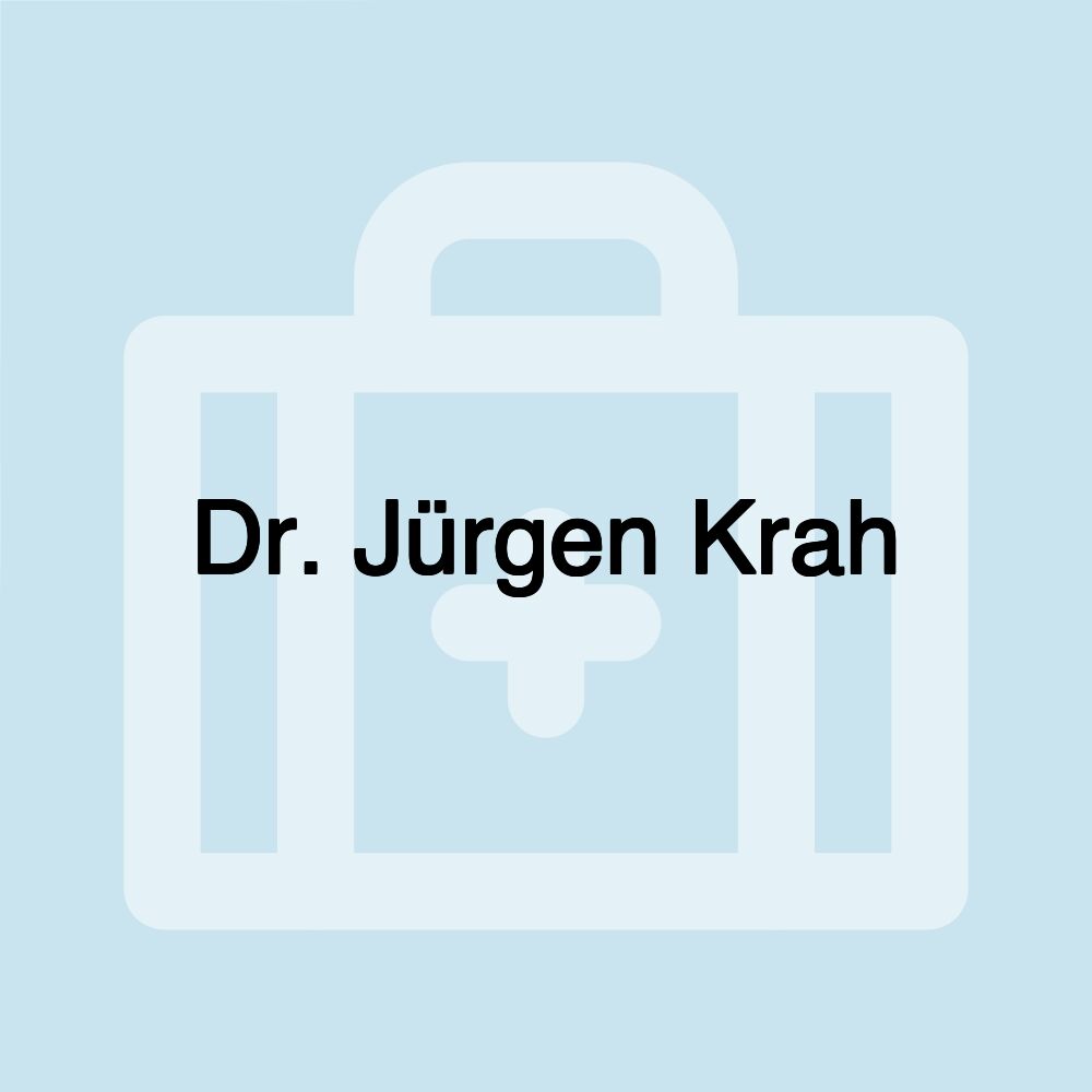 Dr. Jürgen Krah