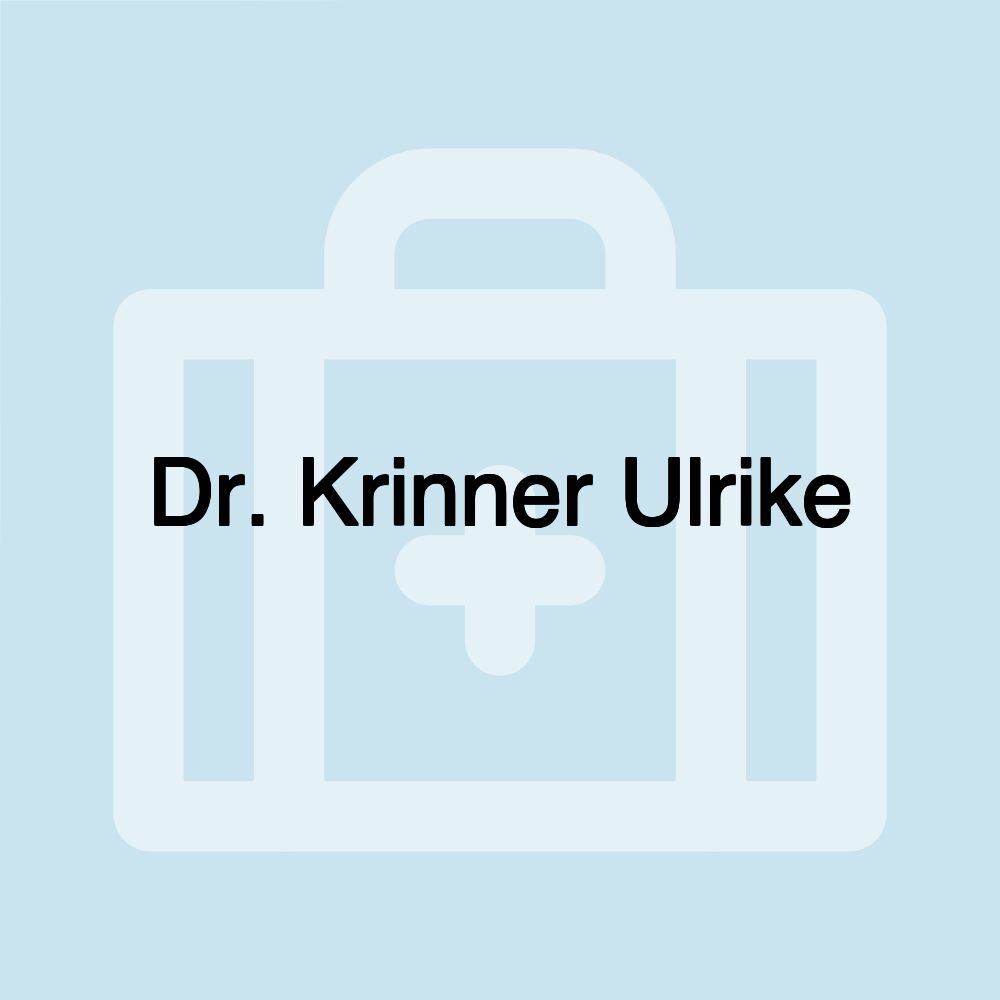 Dr. Krinner Ulrike