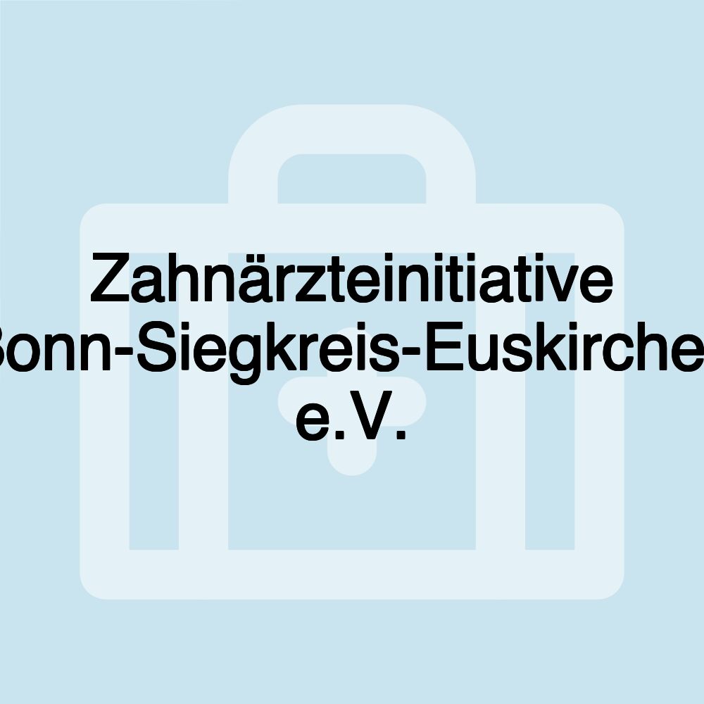 Zahnärzteinitiative Bonn-Siegkreis-Euskirchen e.V.