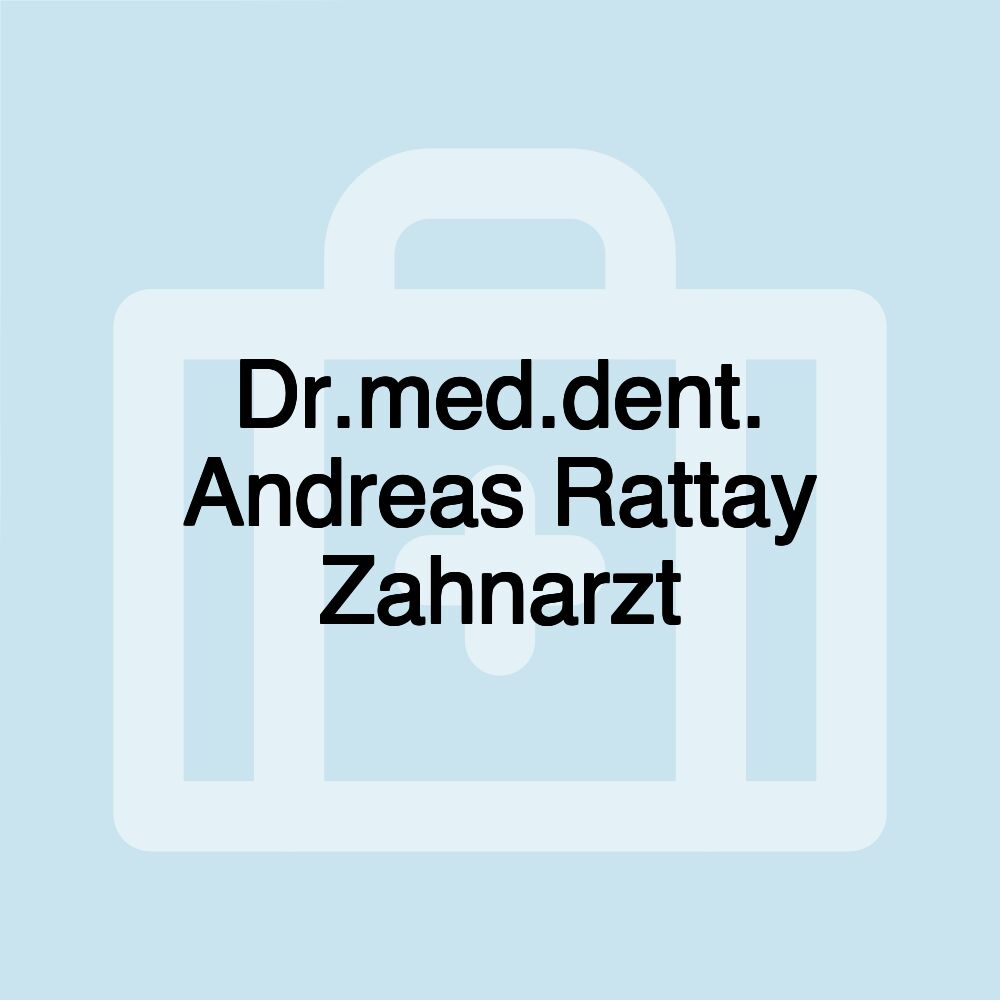 Dr.med.dent. Andreas Rattay Zahnarzt