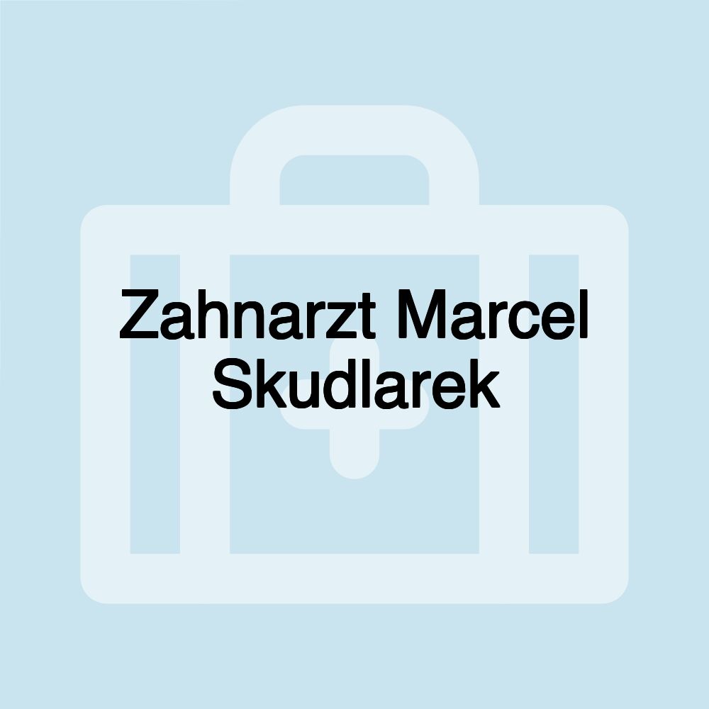 Zahnarzt Marcel Skudlarek