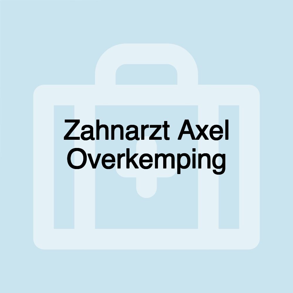 Zahnarzt Axel Overkemping