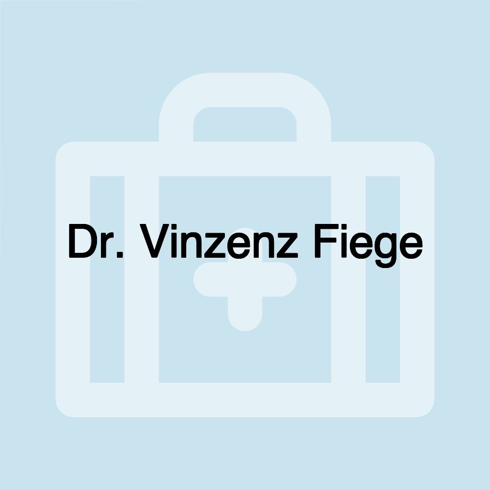 Dr. Vinzenz Fiege