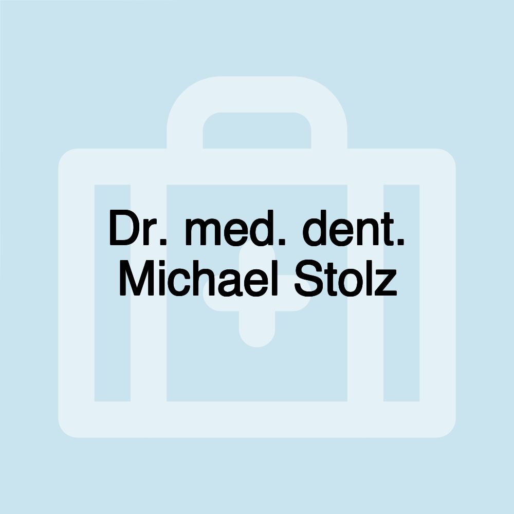 Dr. med. dent. Michael Stolz