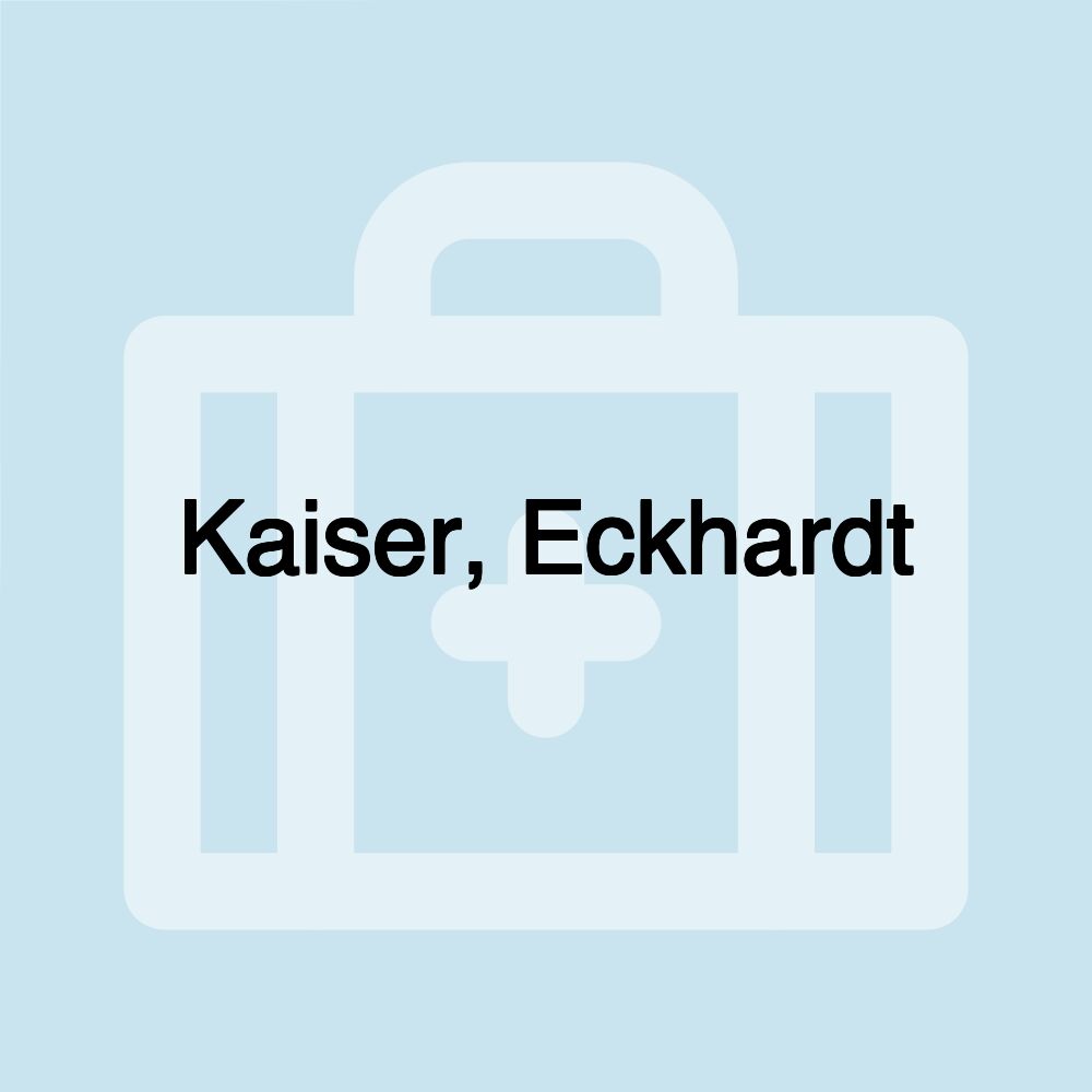 Kaiser, Eckhardt