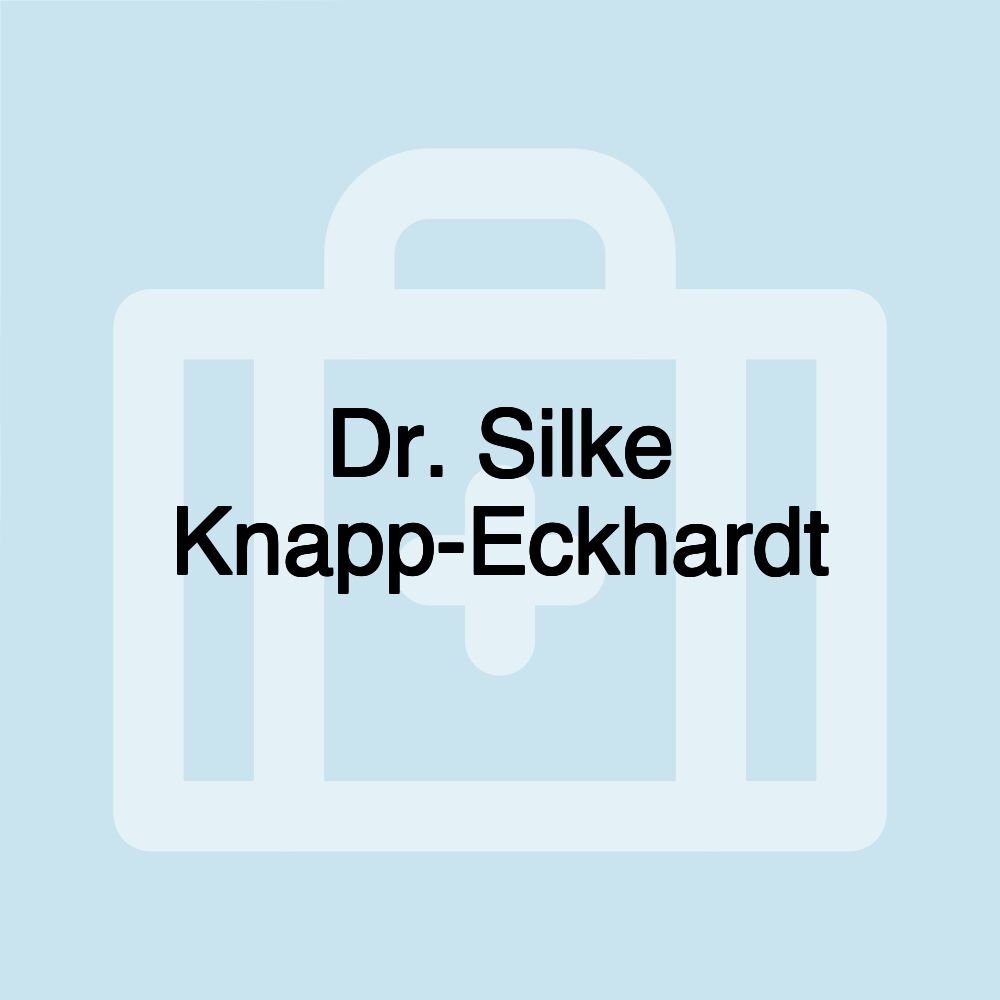 Dr. Silke Knapp-Eckhardt