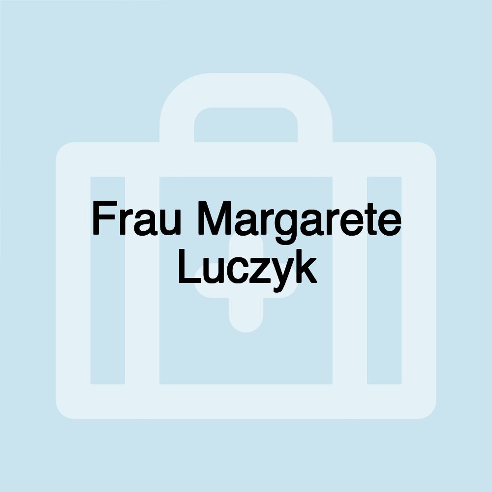 Frau Margarete Luczyk