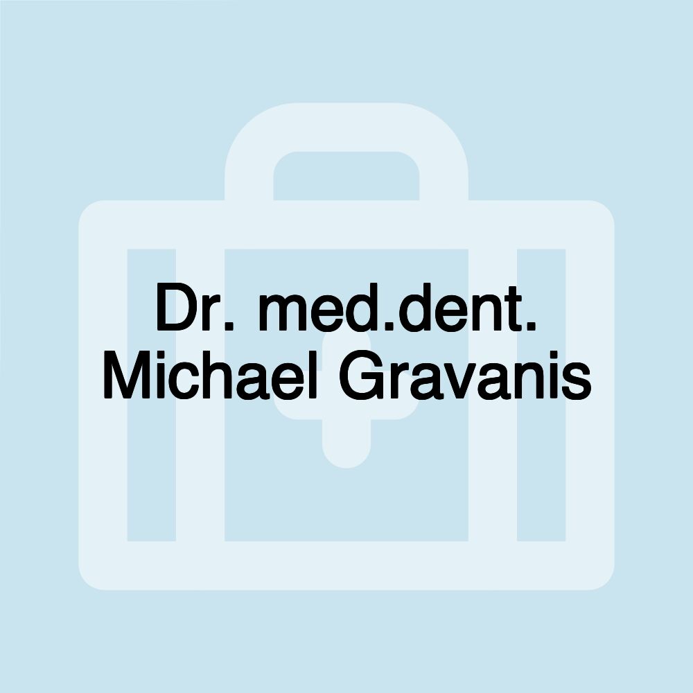 Dr. med.dent. Michael Gravanis