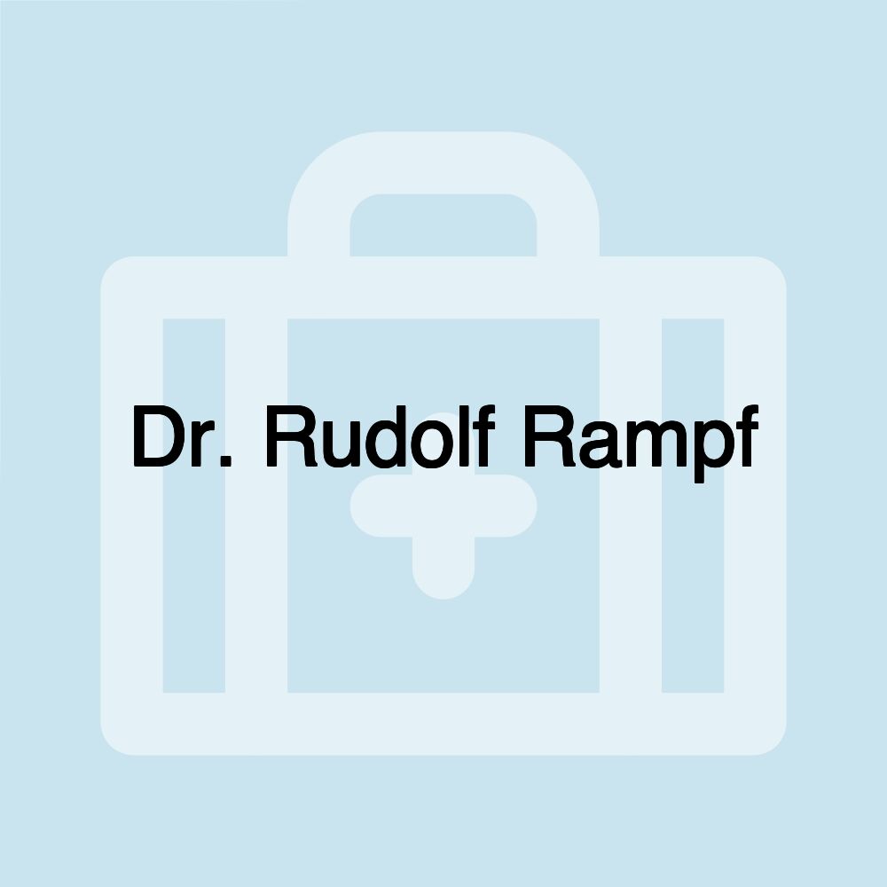 Dr. Rudolf Rampf