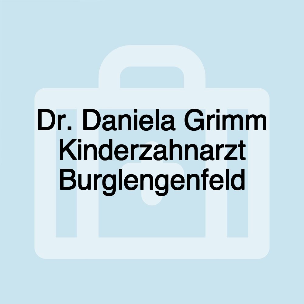 Dr. Daniela Grimm Kinderzahnarzt Burglengenfeld