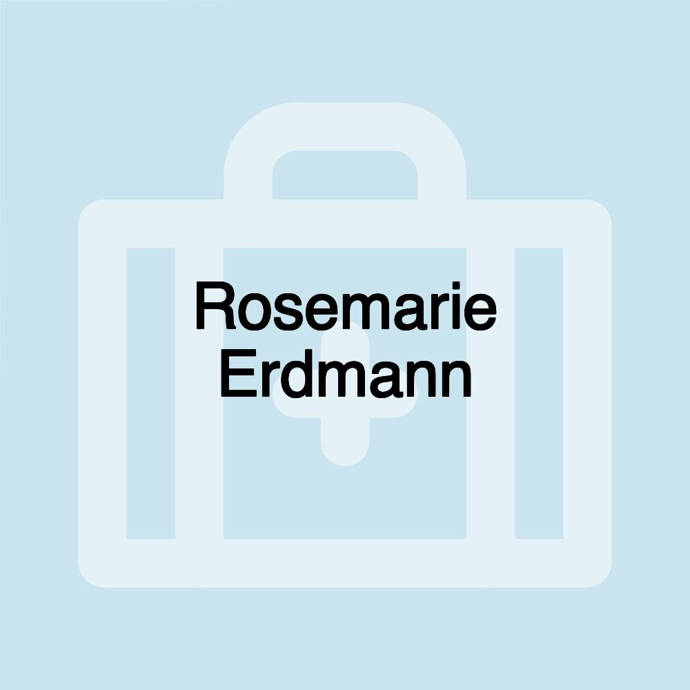 Rosemarie Erdmann