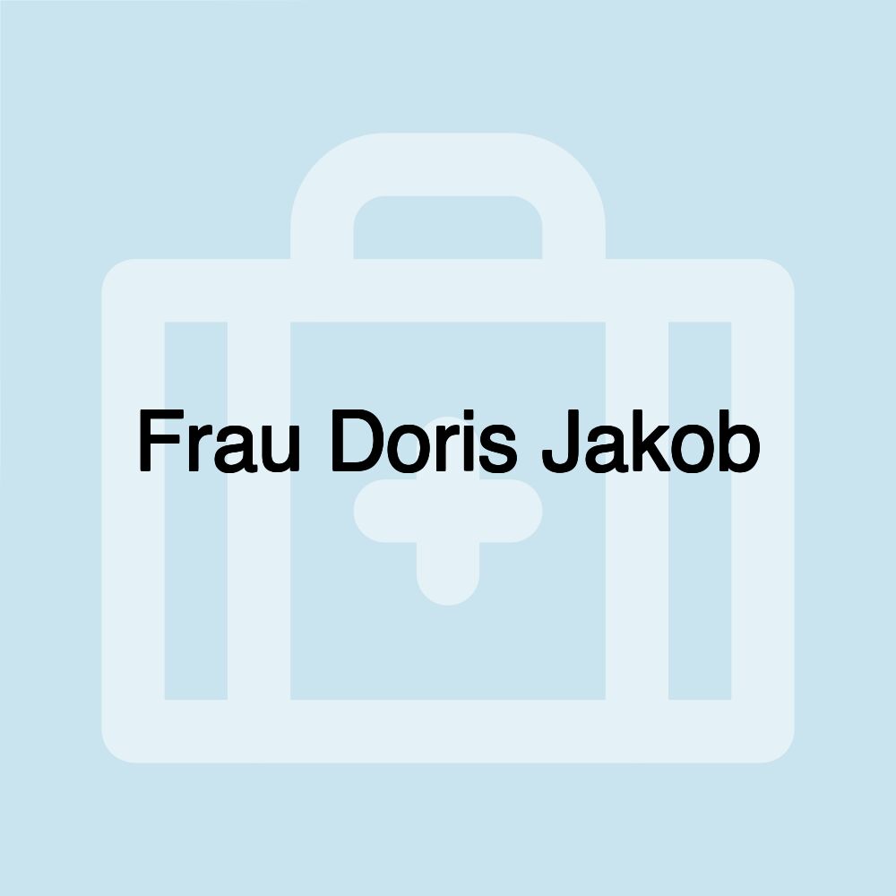 Frau Doris Jakob