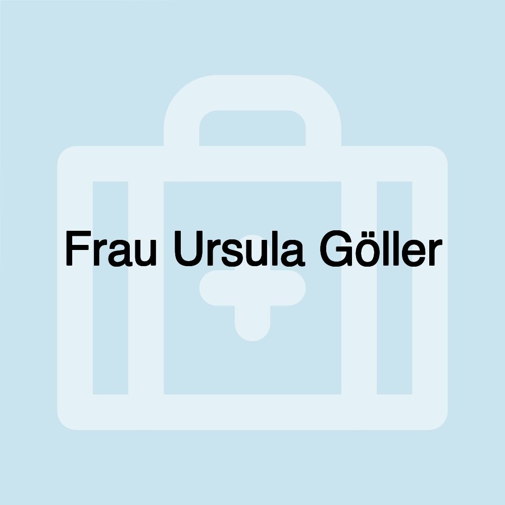 Frau Ursula Göller