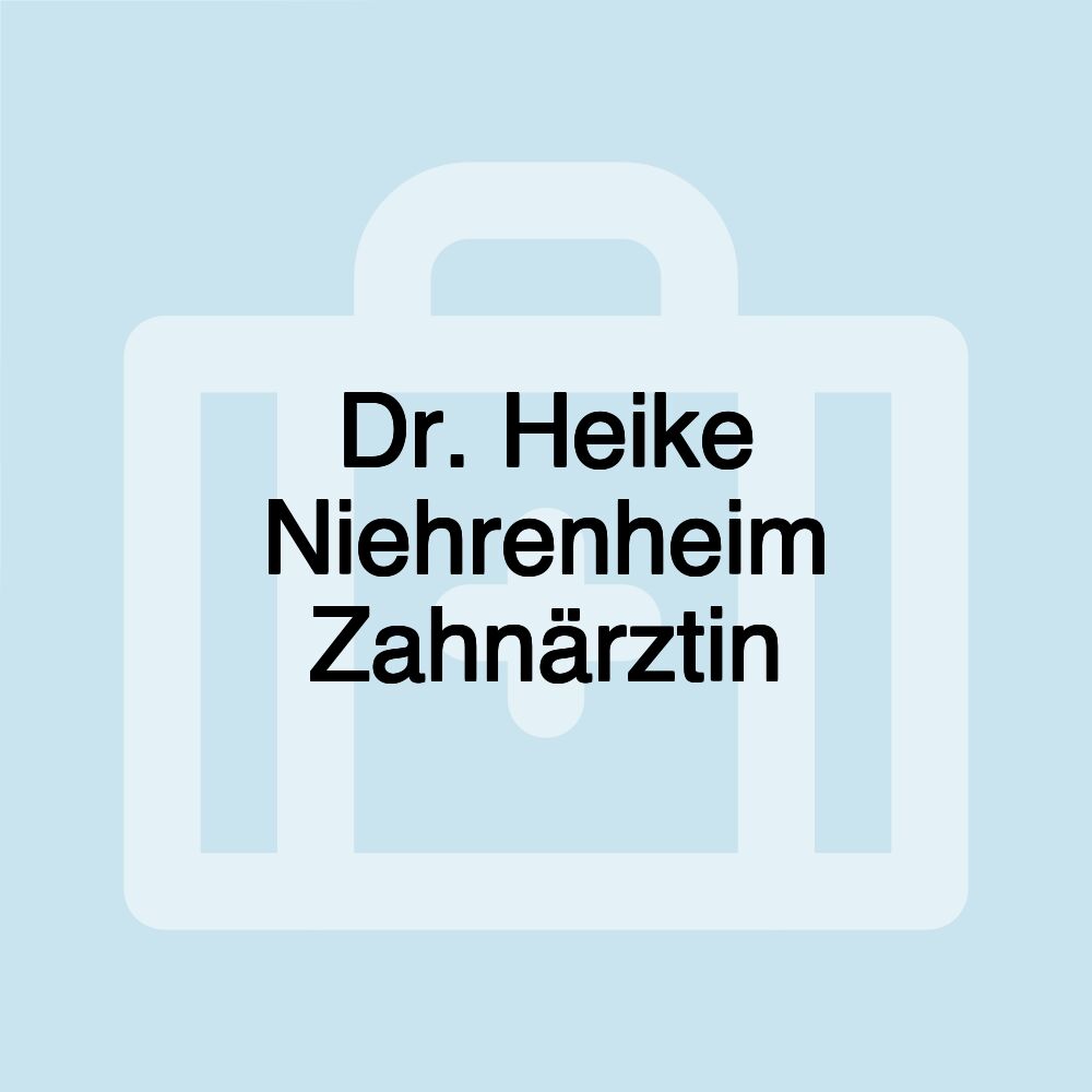 Dr. Heike Niehrenheim Zahnärztin