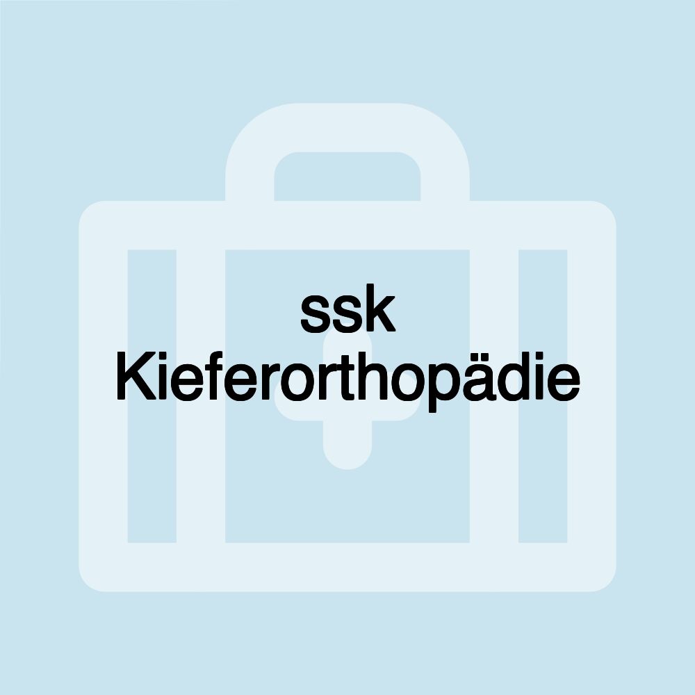 ssk Kieferorthopädie