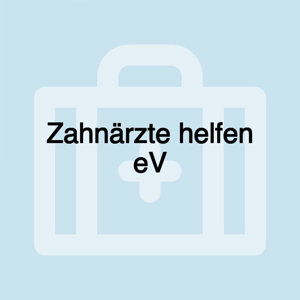 Zahnärzte helfen eV