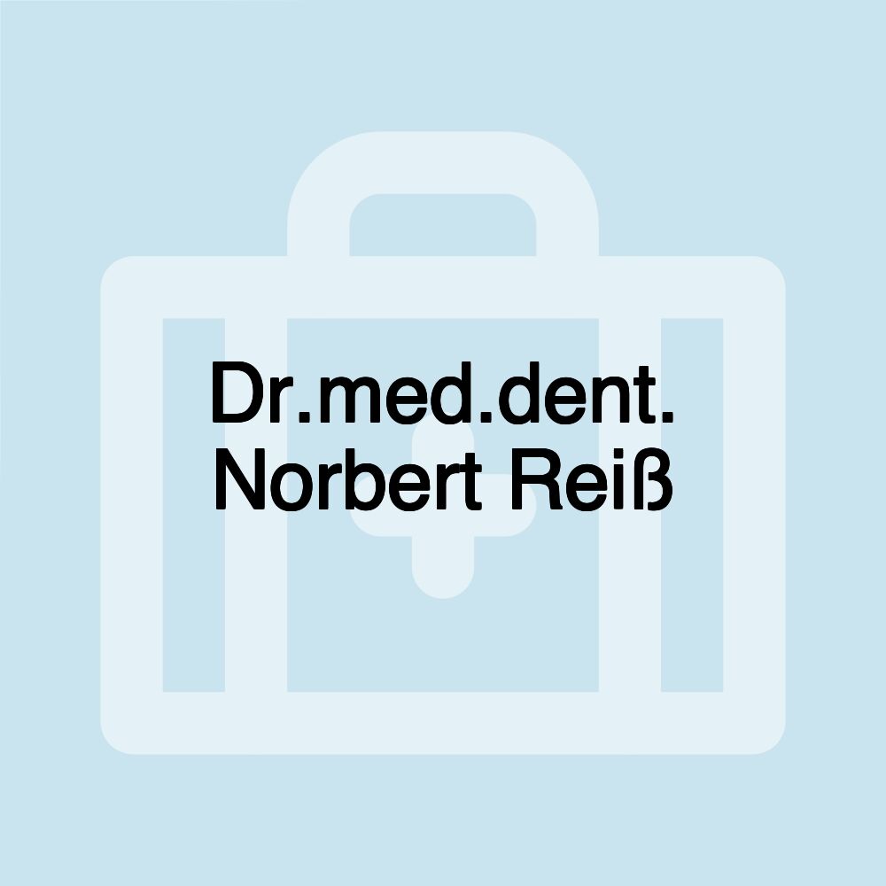 Dr.med.dent. Norbert Reiß