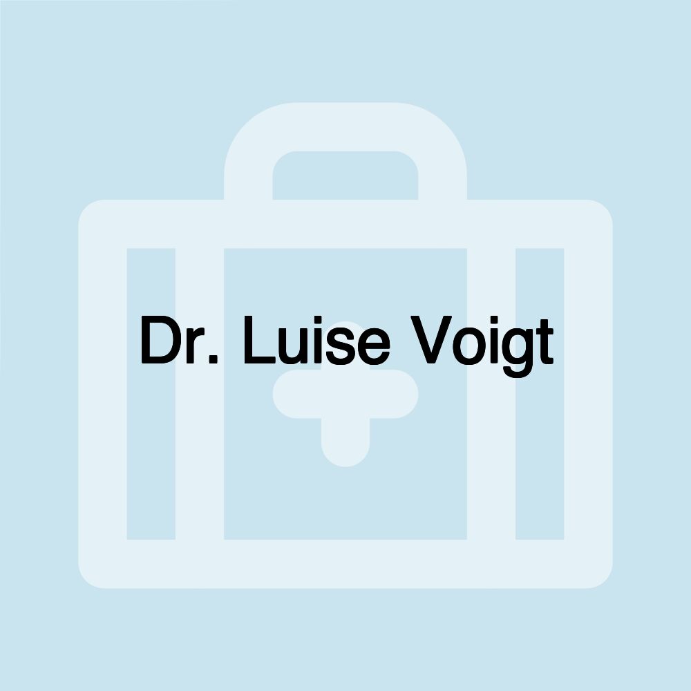 Dr. Luise Voigt