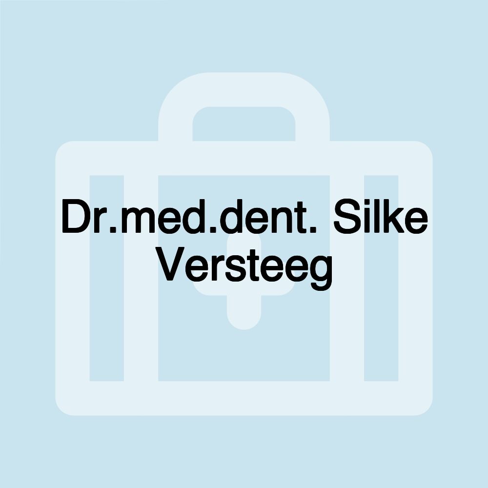 Dr.med.dent. Silke Versteeg