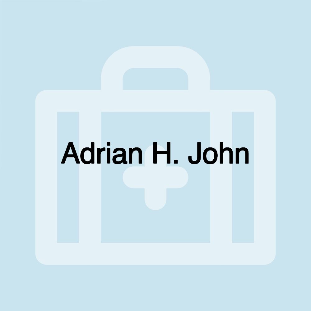 Adrian H. John