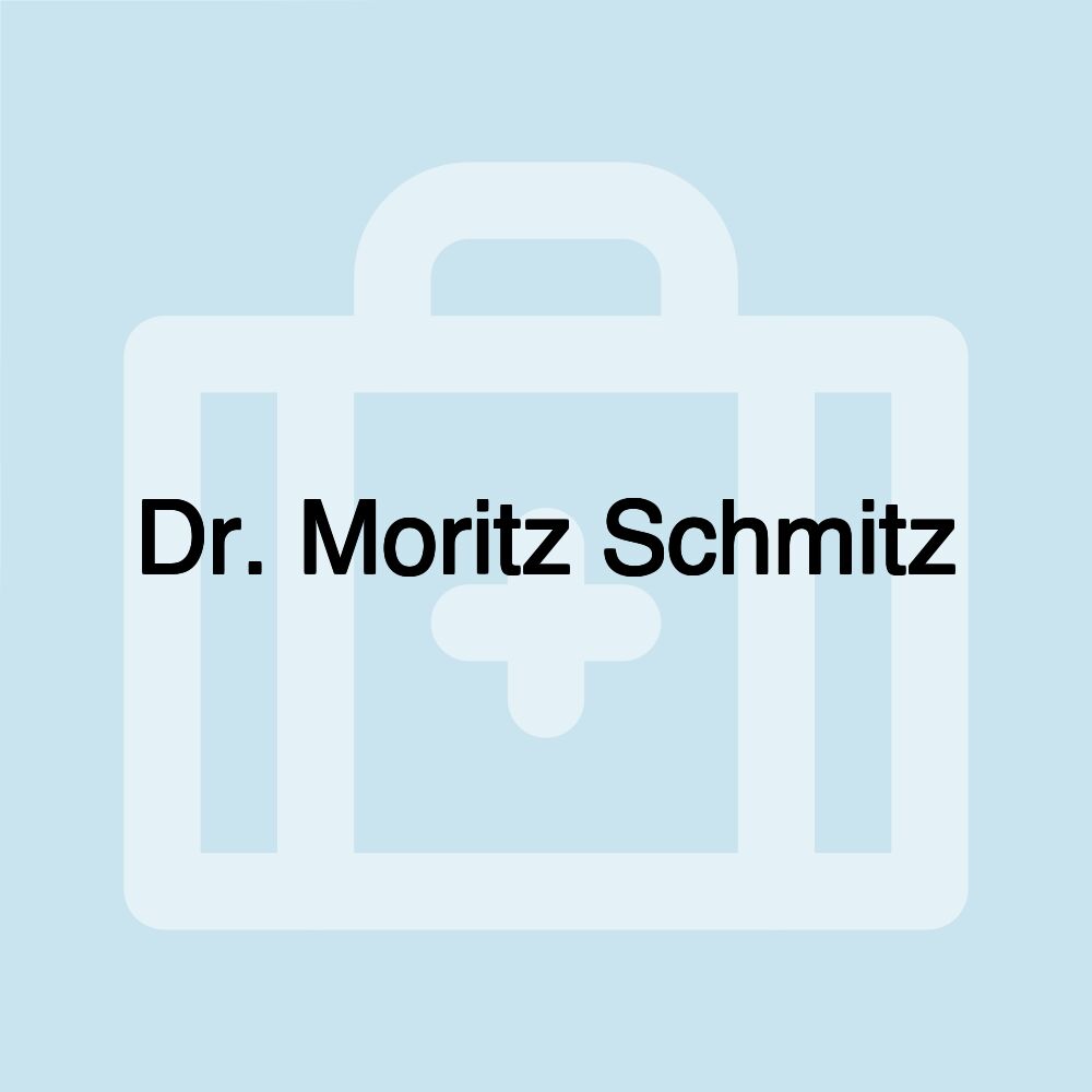 Dr. Moritz Schmitz