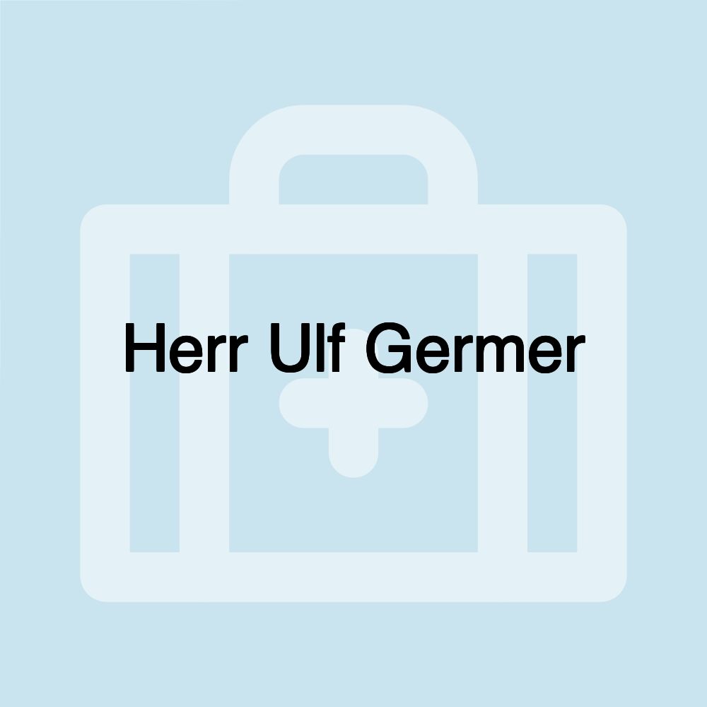 Herr Ulf Germer