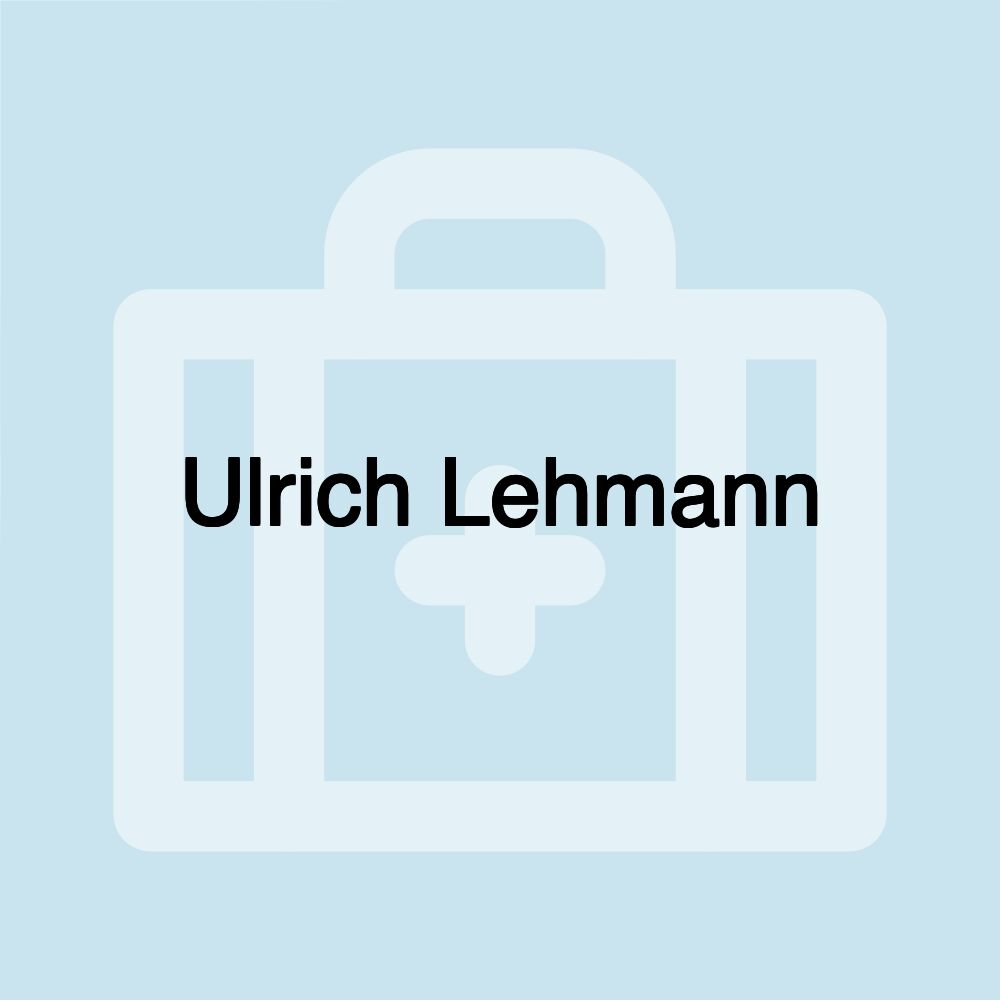 Ulrich Lehmann