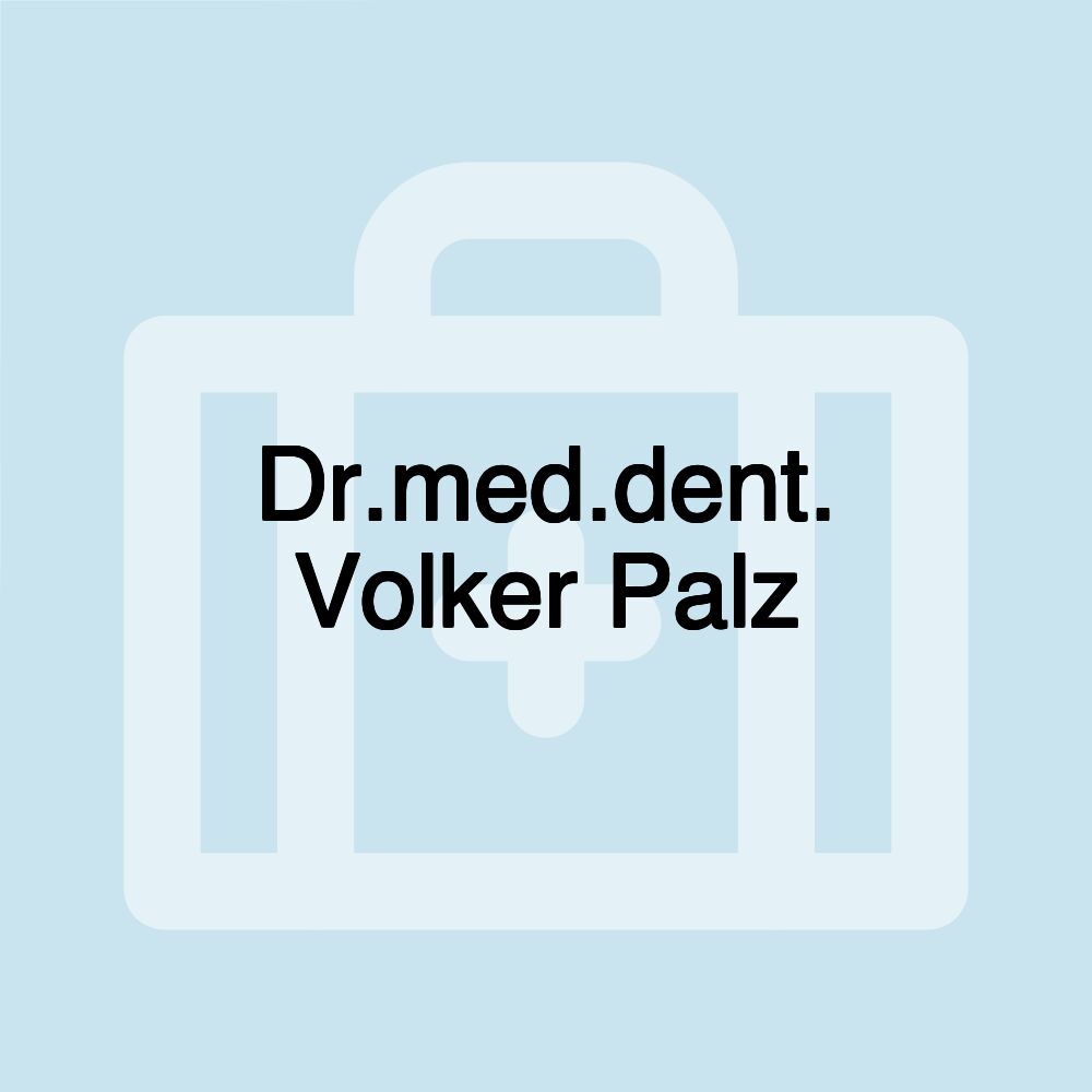 Dr.med.dent. Volker Palz