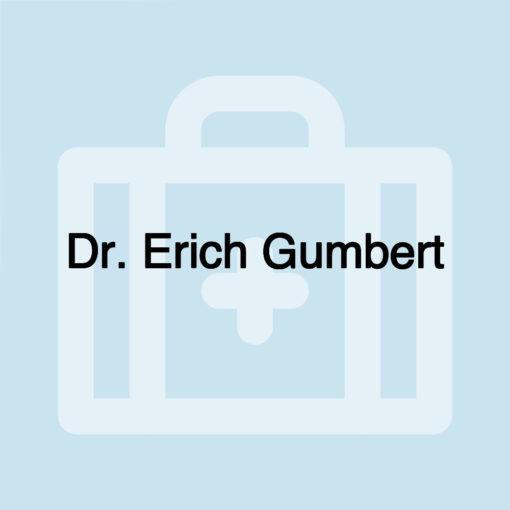 Dr. Erich Gumbert