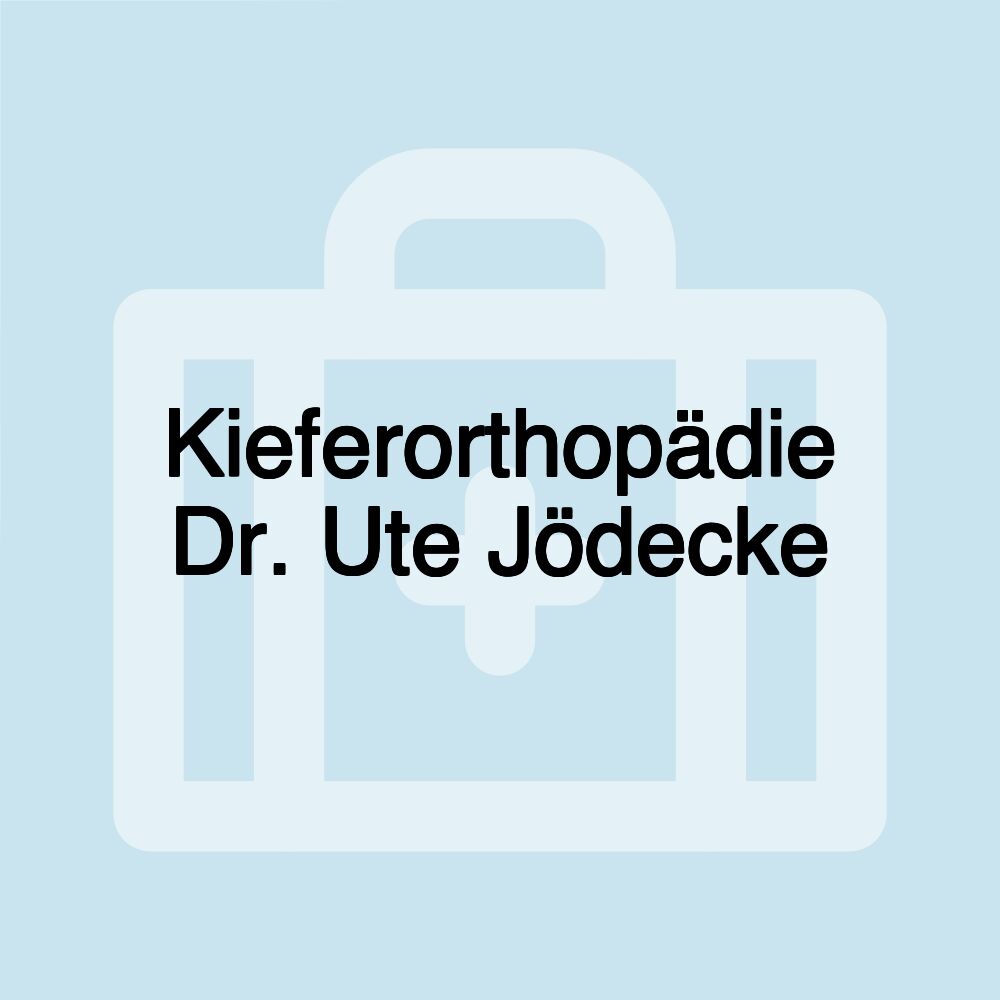 Kieferorthopädie Dr. Ute Jödecke