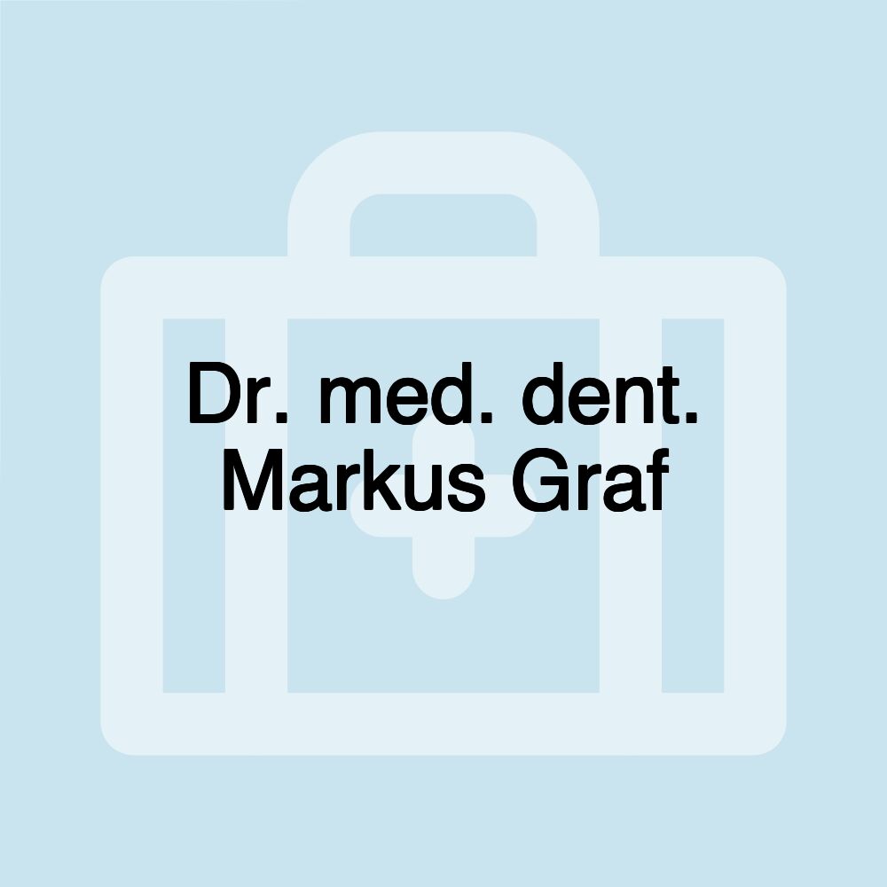 Dr. med. dent. Markus Graf