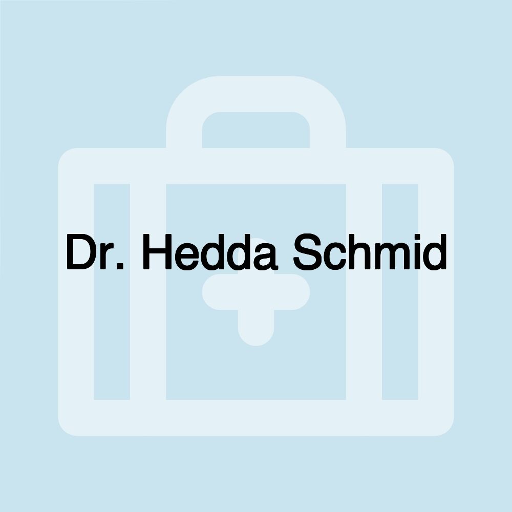 Dr. Hedda Schmid