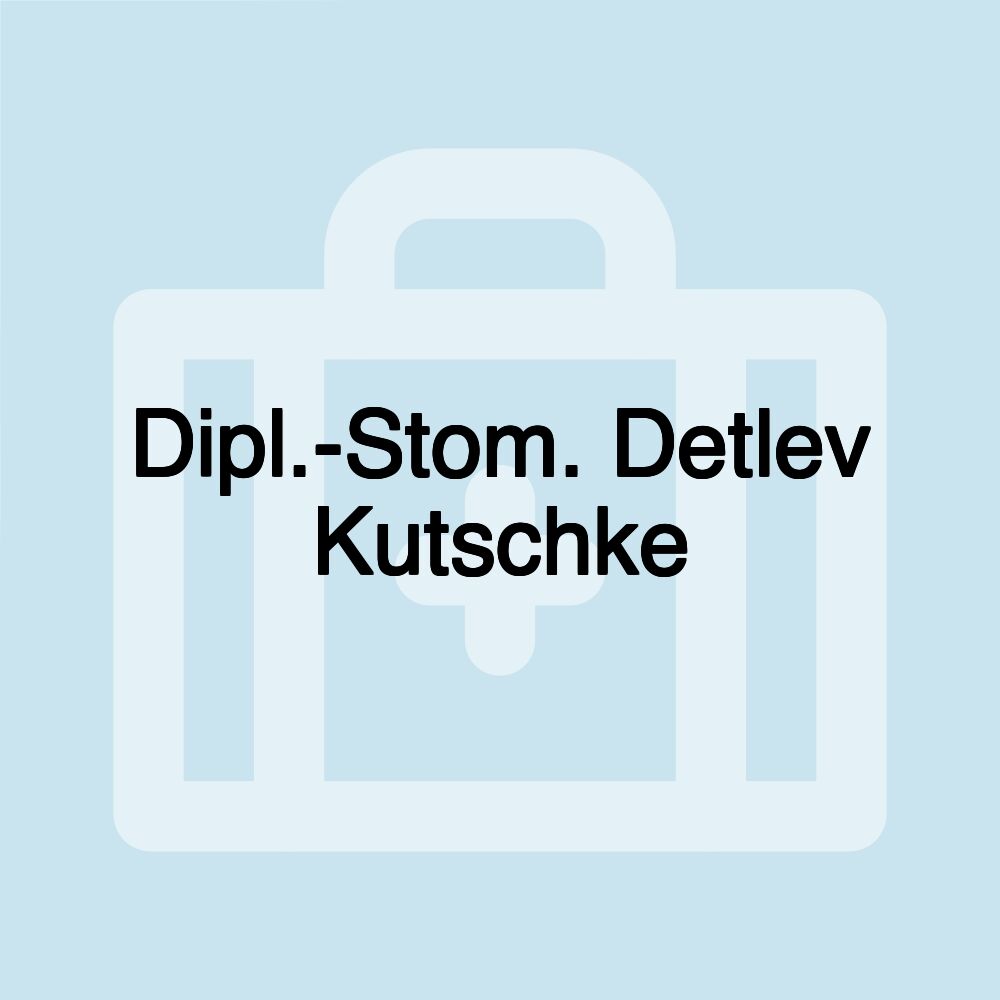 Dipl.-Stom. Detlev Kutschke