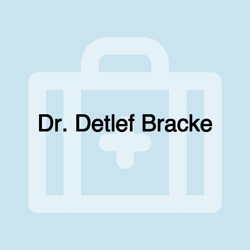 Dr. Detlef Bracke