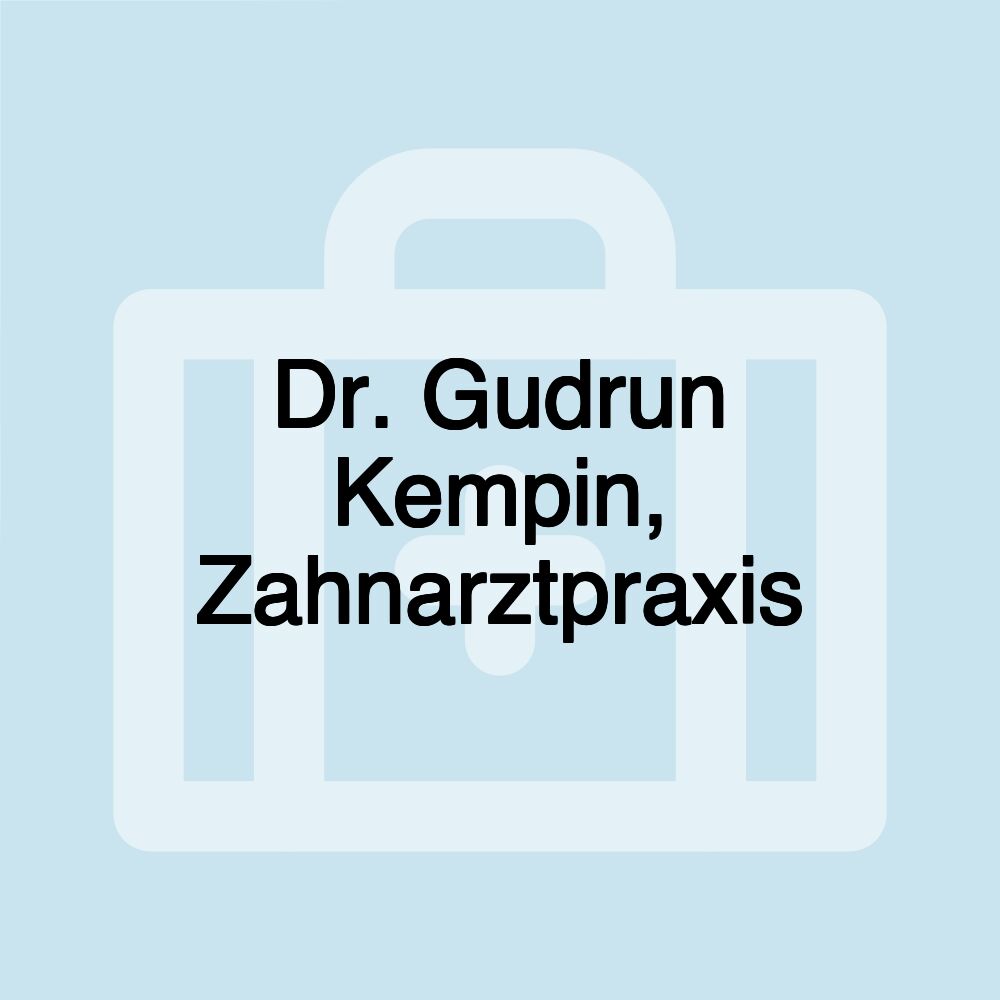 Dr. Gudrun Kempin, Zahnarztpraxis