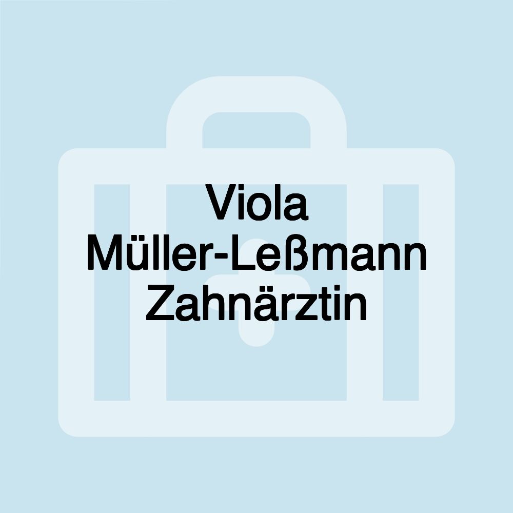 Viola Müller-Leßmann Zahnärztin