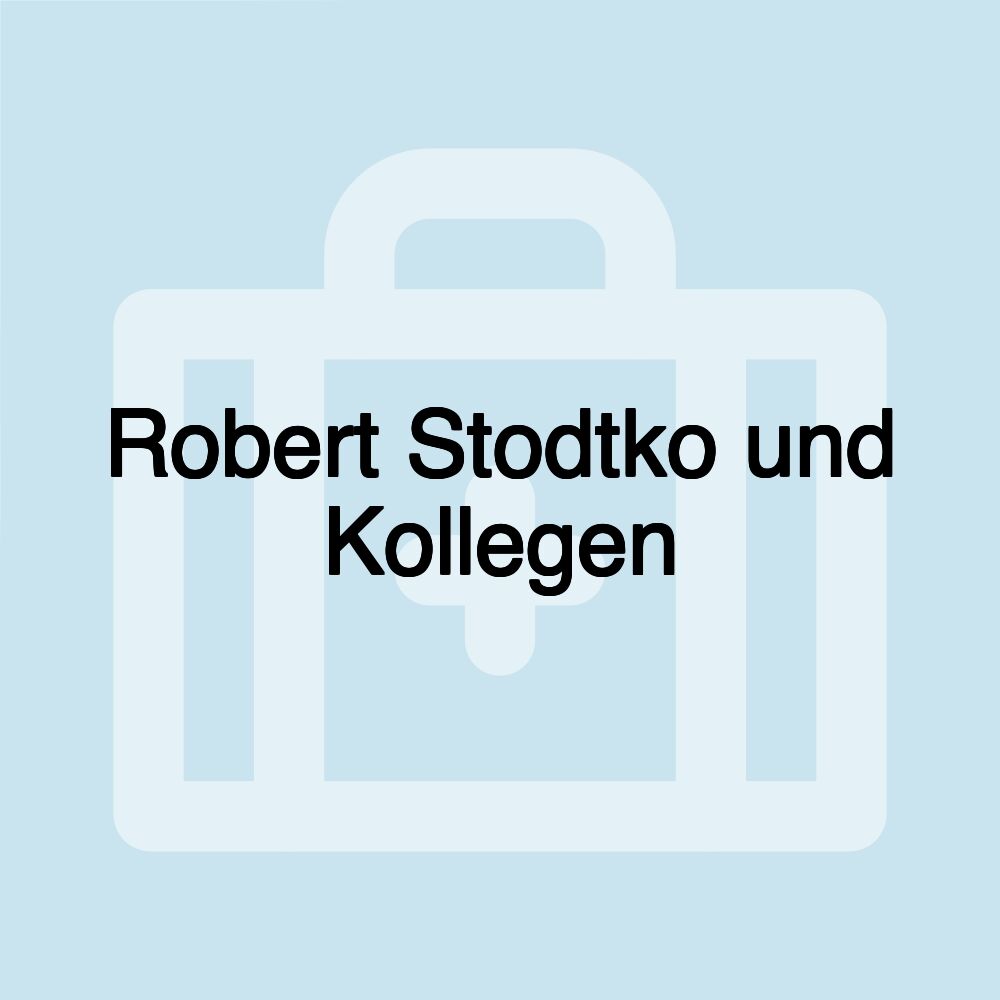 Robert Stodtko und Kollegen