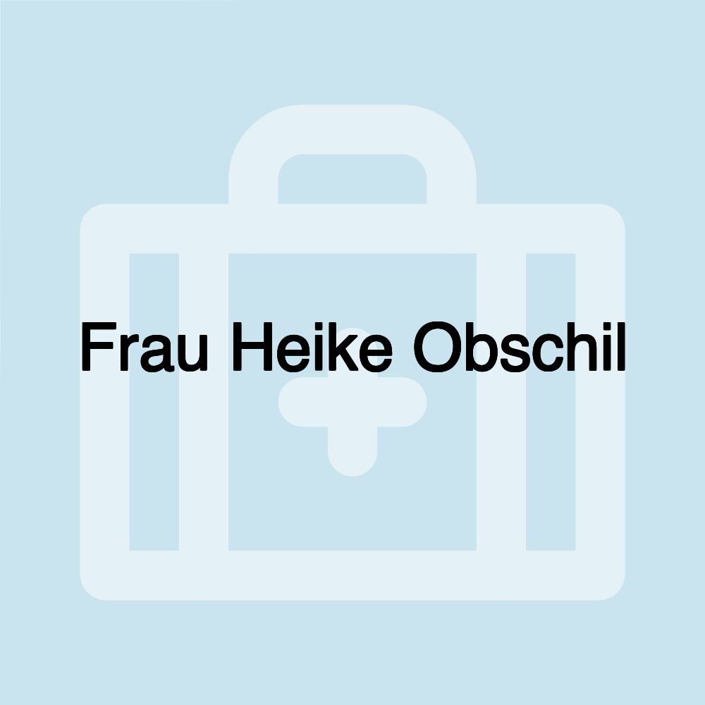 Frau Heike Obschil