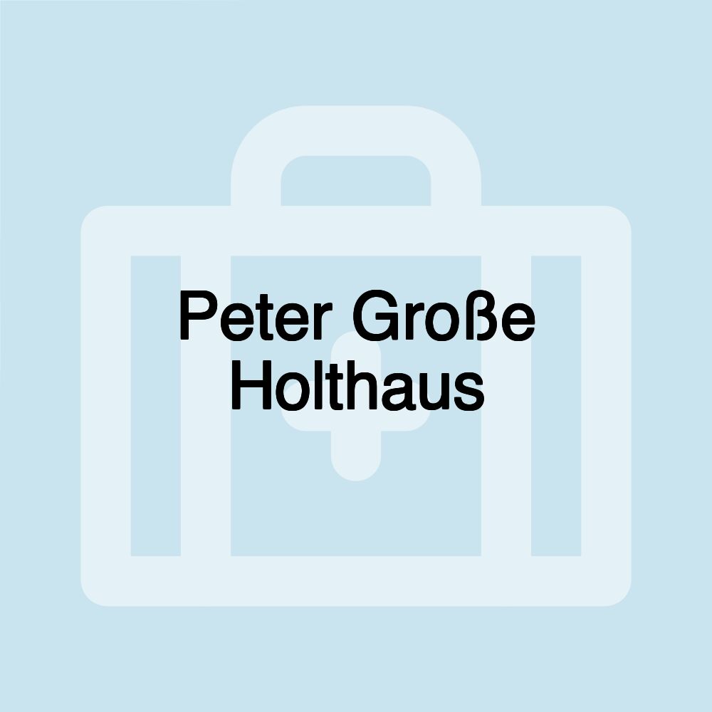 Peter Große Holthaus