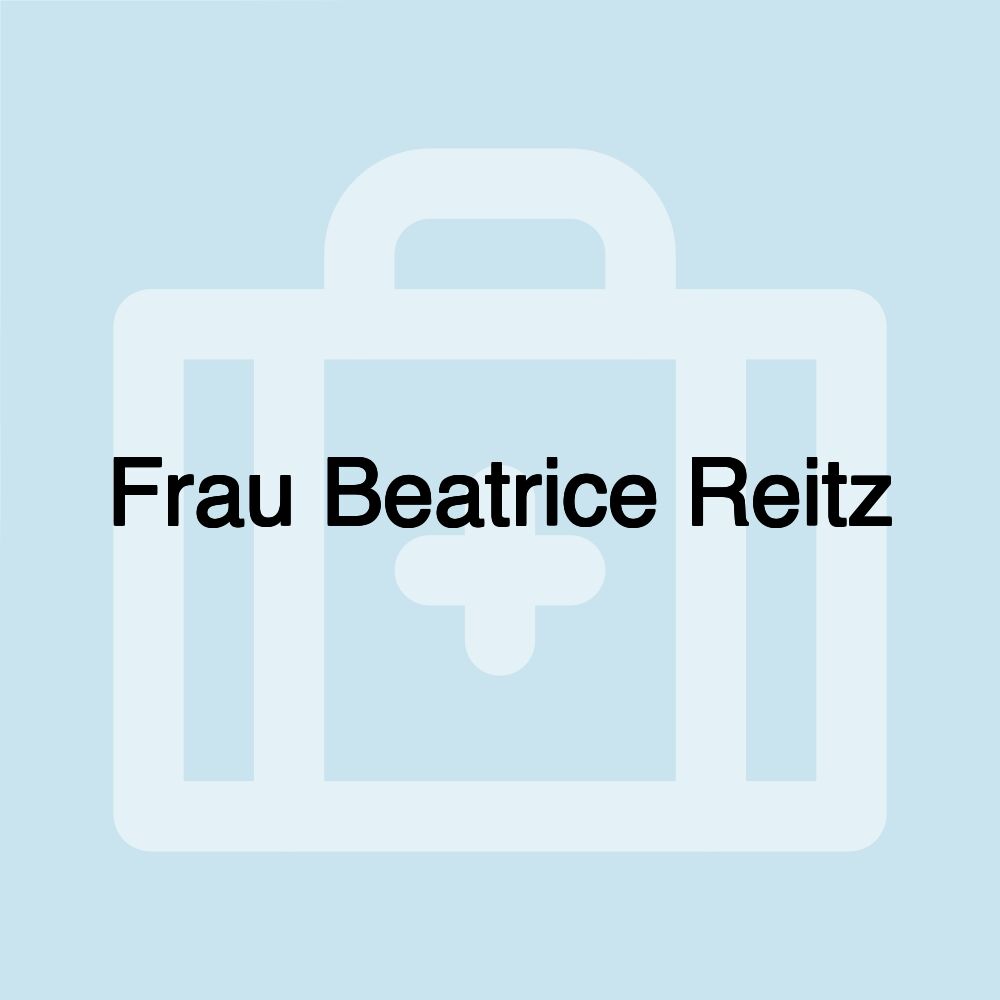 Frau Beatrice Reitz