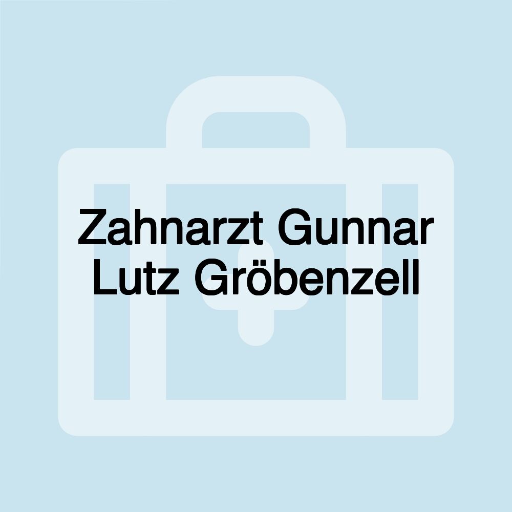 Zahnarzt Gunnar Lutz Gröbenzell