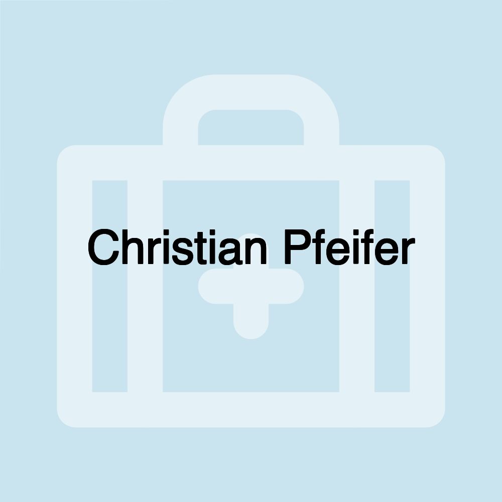 Christian Pfeifer