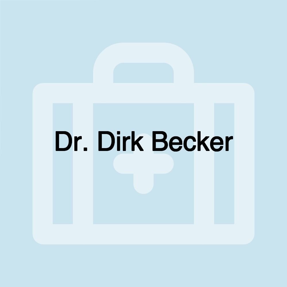 Dr. Dirk Becker