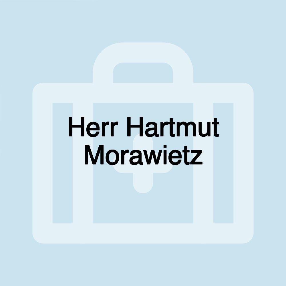 Herr Hartmut Morawietz